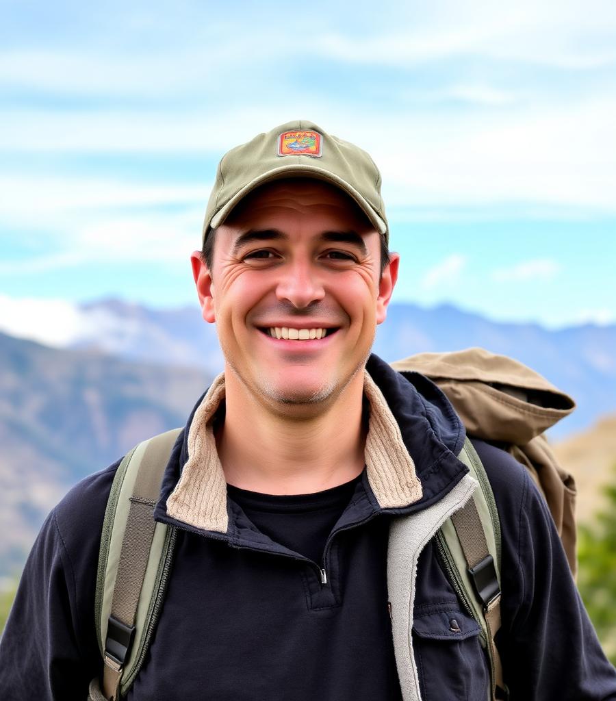 Ariel Orellana, guia de turismo em Santiago
